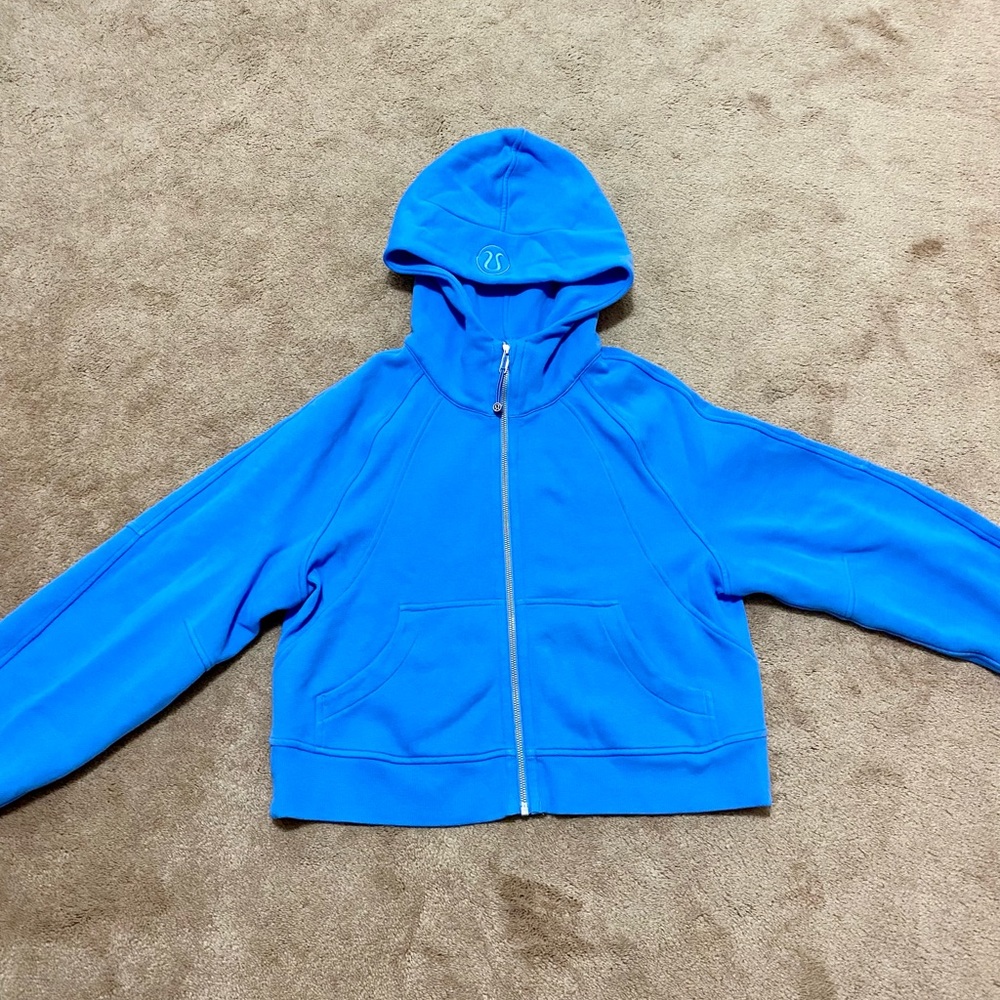 ❌Sold❌ Lululemon Blue Nile Scuba Oversized Full Zip - Picture 1 of 12